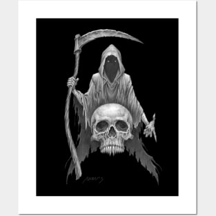 Reaper and Skull Posters and Art